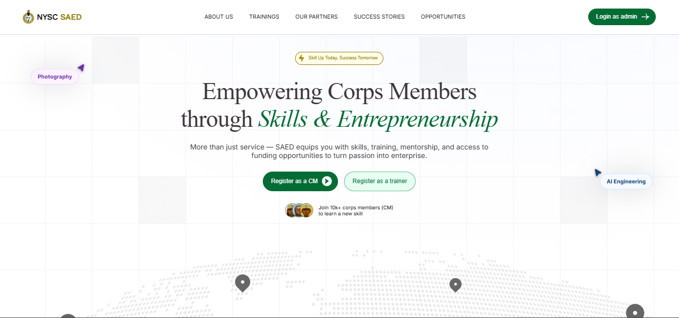 NYSC SAED project image